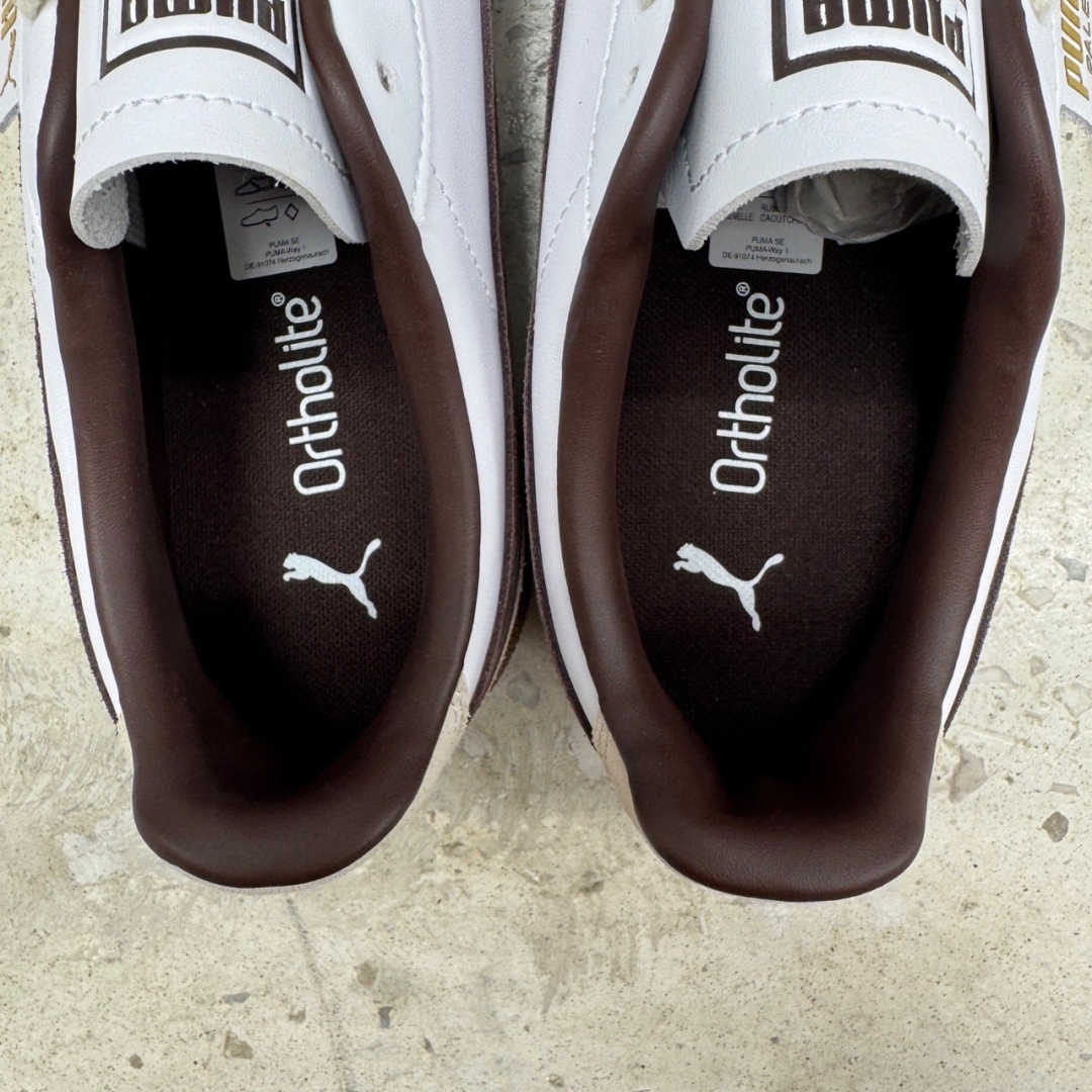 T826CS17 - PUMA PALERMO BROWN WHITE GUM DS FB - 43
