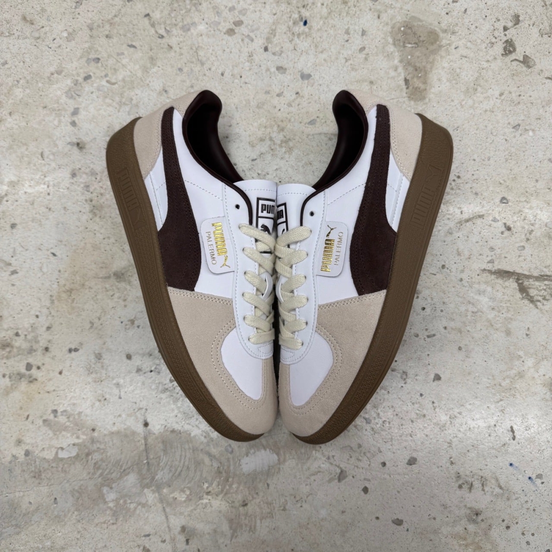 T826CS17 - PUMA PALERMO BROWN WHITE GUM DS FB - 43