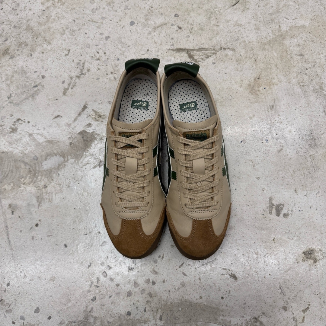T826CS27 - ONITSUKA TIGER MEXICO 66 BEIGE GREEN - 42,5