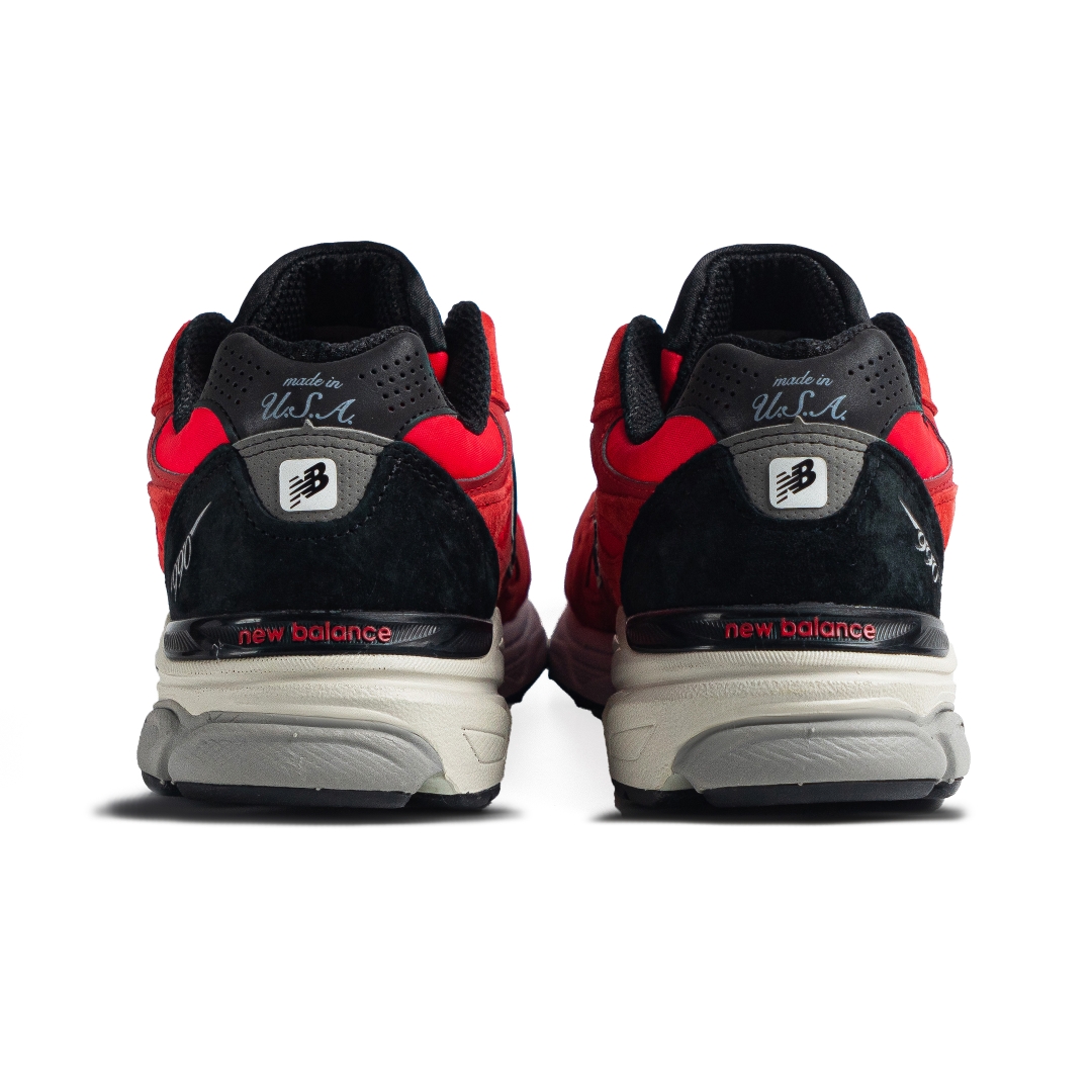 New Balance 990v3 Made In USA Red Suede - M990PL3