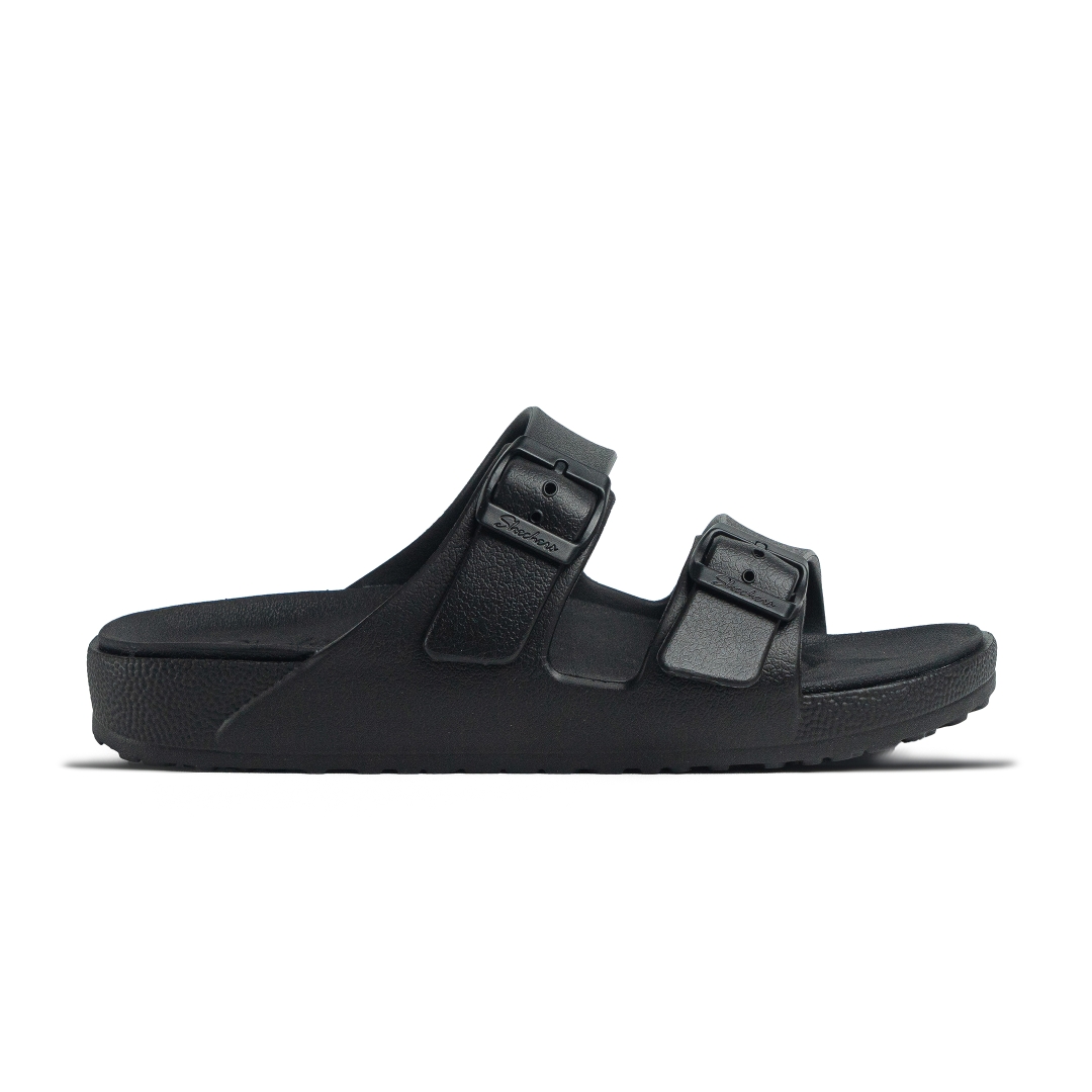 SKECHERS SLIDE BLACK 