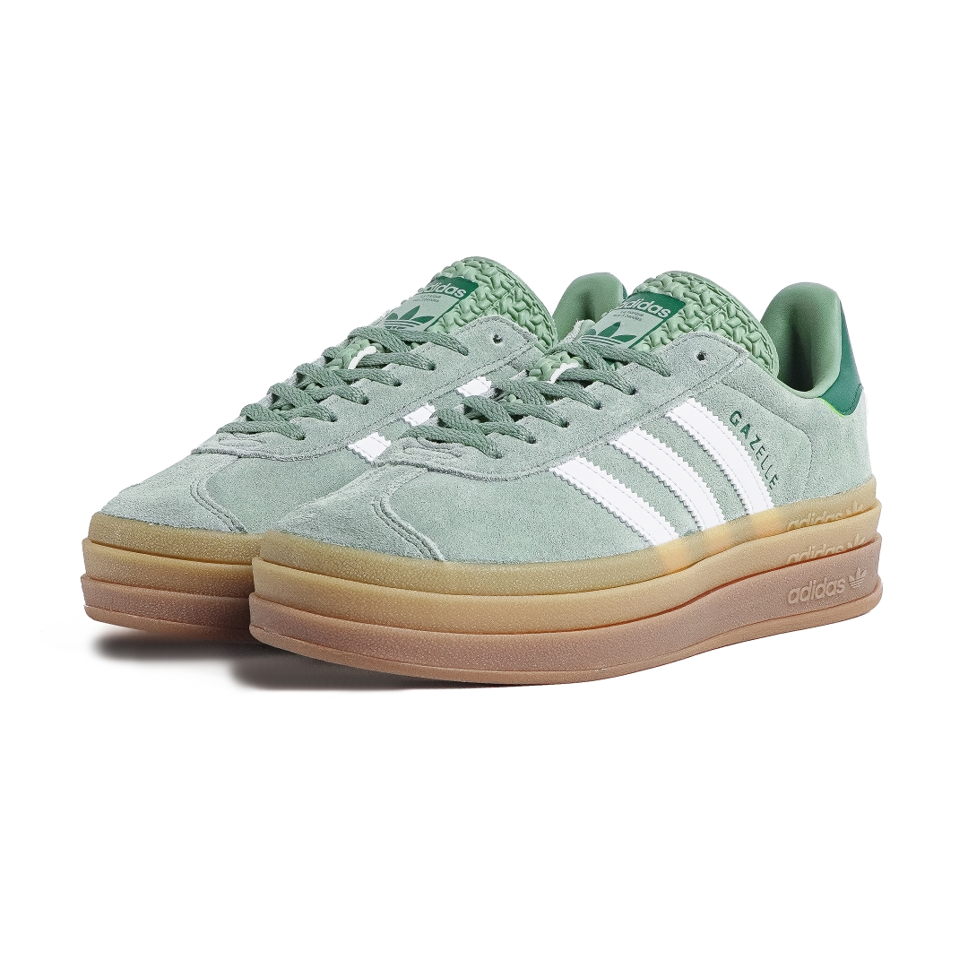 Adidas Gazelle Bold Silver Green - ID6998