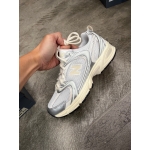 CS4511 - NEWBALANCE 530 SILVER METALLIC LINEN DS FB