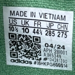 T526CS31 - ADIDAS FORUM 84 LOW GREEN LN - 44.5