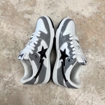 T526CS48 - BAPE SK8 STA BLACK WHITE GREY DS FB - 9