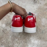 T526CS49 - BAPE STA OS WHITE RED - 7