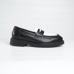 T626CS109 - THE WOLF LOAFER BLACK WHITE - 40
