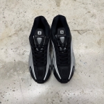 T826CS26 - NIKE SHOX R4 BLACK SILVER DS FB - 45