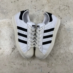 T826CS62 - ADIDAS SUPERSTAR 82 WHITE BLACK DS