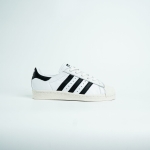 T826CS62 - ADIDAS SUPERSTAR 82 WHITE BLACK DS