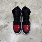 T826JD17 - 1S MID PATENT BRED TOE FB - 43