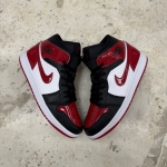 T826JD17 - 1S MID PATENT BRED TOE FB - 43