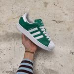 T826CS88 - ADIDAS SUPERSTAR 2 GREEN WHITE DS FB - 41