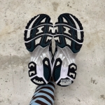 T826CS94 - ASICS GEL NIMBUS 10.1 WHITE GREEN FB - 40