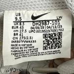 T926CS51 - NIKE COURT VISION WHITE BLACK CUSTOM - 43