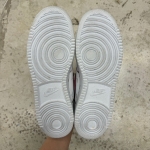 T926CS51 - NIKE COURT VISION WHITE BLACK CUSTOM - 43