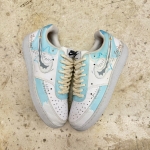 T926CS78 - NIKE COURT VISION WHITE BLACK CUSTOM - 41