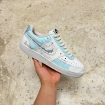 T926CS78 - NIKE COURT VISION WHITE BLACK CUSTOM - 41