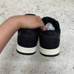 T926DU5 - NIKE DUNK LOW BLACK CANVAS - 42