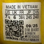 T926CS115 - ADIDAS TOKYO YELLOW BLACK - 39