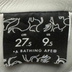 T926CS144 - BAPE STA OS WHITE ORANGE DS FB - 9.5