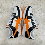 T926CS144 - BAPE STA OS WHITE ORANGE DS FB - 9.5