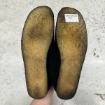 T926CS173 - CLARKS WALLABEE BLACK SUADE CUSTOM FB - 42