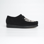 T926CS173 - CLARKS WALLABEE BLACK SUADE CUSTOM FB - 42