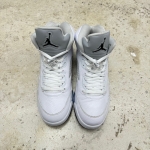 T1026JD3 - JORDAN 5 WHITE METALLIC FB - 44