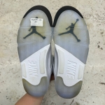 T1026JD3 - JORDAN 5 WHITE METALLIC FB - 44