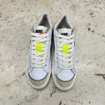 1026CS60 - NIKE BLAZER LOW JUMBO WHITE BLACK - 44