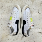 1026CS60 - NIKE BLAZER LOW JUMBO WHITE BLACK - 44
