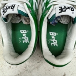 1026CS81 - BAPE STA GREEN WHITE - 9.5