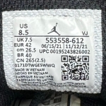 1026JD11 - JORDAN 1 LOW BRED TOE FB - 42