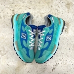 1026CS97 - NEW BALANCE 992 USA BLUE SILVER METALLIC FB - 41,5