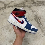 1026JD17 - JORDAN 1 MID MULTI COLOR SWOOSH - 41