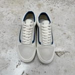 1026CS117 - VANS VAULT OLD SKOOL CREAM NAVY LN - 42