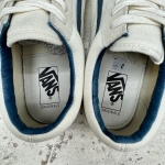 1026CS117 - VANS VAULT OLD SKOOL CREAM NAVY LN - 42