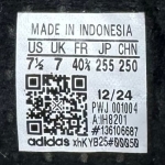 1026CS118 - ADIDAS DURAMO SPEED 2 BLACK WHITE - 40,5