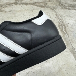 1026CS121 - ADIDAS SUPERSTAR 2.0 BLACK WHITE - 40,5
