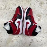 1026JD20 - JORDAN 1 MID ALTERNATE BRED TOE FB - 38