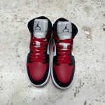1026JD20 - JORDAN 1 MID ALTERNATE BRED TOE FB - 38