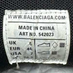 1026CS129 - BALENCIAGA TRACK BLACK YELLOW - 40