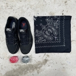 1026JD27 - JORDAN 1 LOW OG TRAVIS BLACK PHANTOM - 41