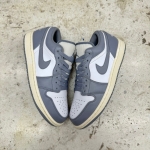 1026JD28 - JORDAN 1 LOW VINTAGE GREY - 41