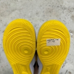 1026AF16 - AF1 LOW ID CUSTOM WHITE BLACK YELLOW LN FB - 42