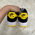 1026AF16 - AF1 LOW ID CUSTOM WHITE BLACK YELLOW LN FB - 42