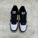 1026AF16 - AF1 LOW ID CUSTOM WHITE BLACK YELLOW LN FB - 42