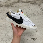 1026CS153 - NIKE BLAZER LOW JUMBO WHITE BLACK - 41
