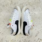 1026CS153 - NIKE BLAZER LOW JUMBO WHITE BLACK - 41